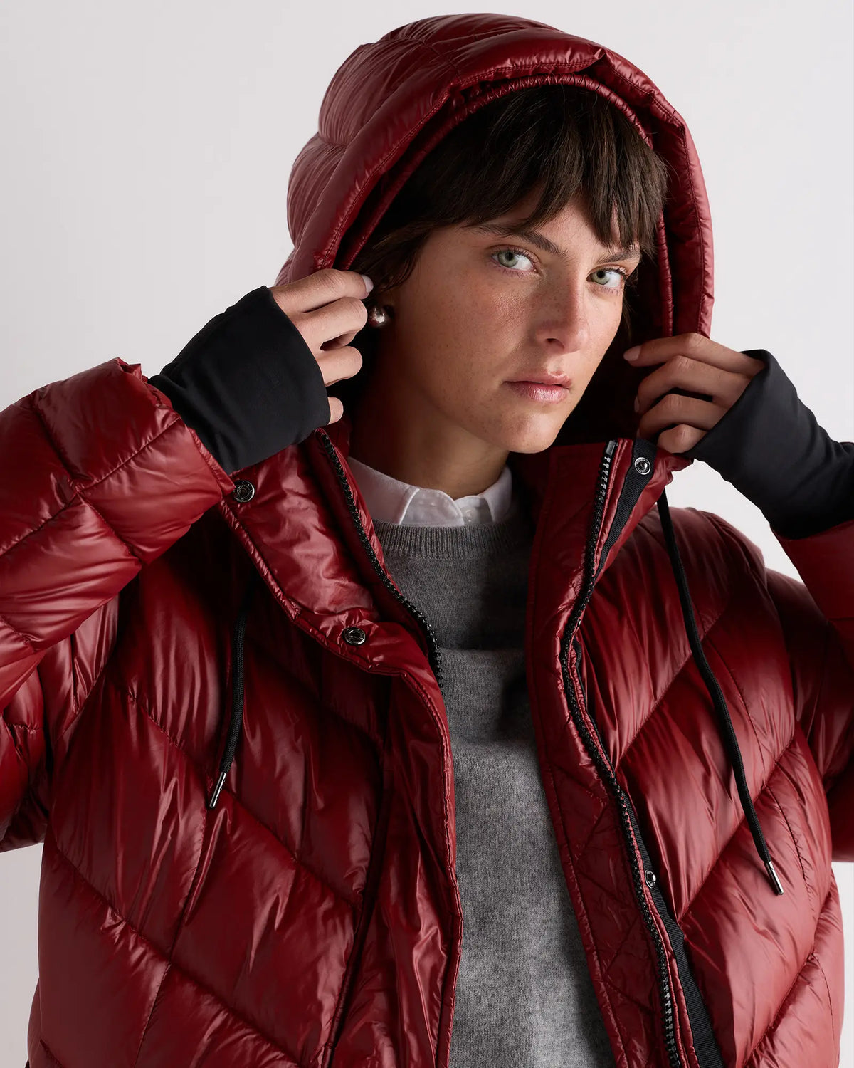 Responsible Down Belted Puffer Maxi Coat - US 7037