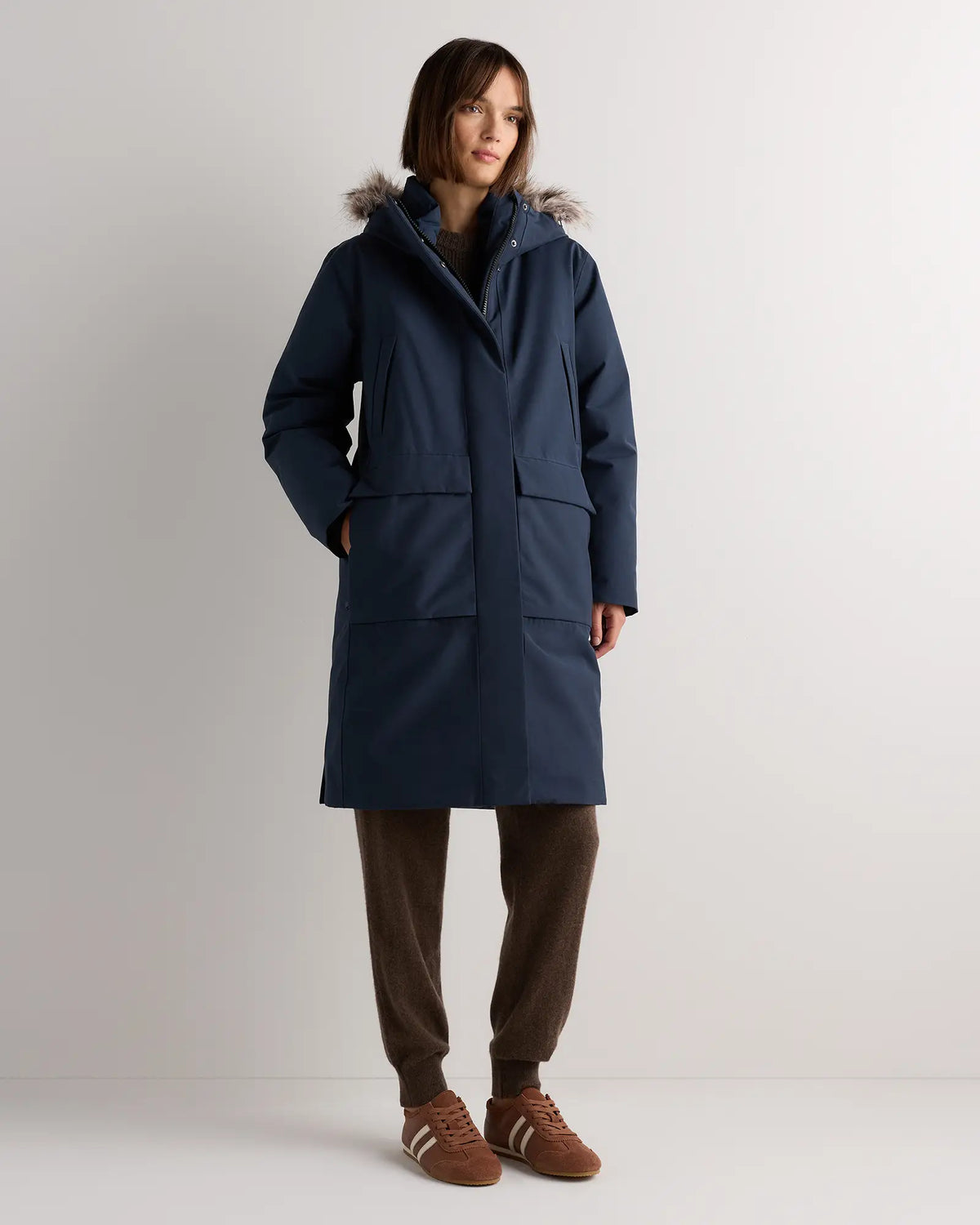 Responsible Down Hooded Long Parka - US 5877