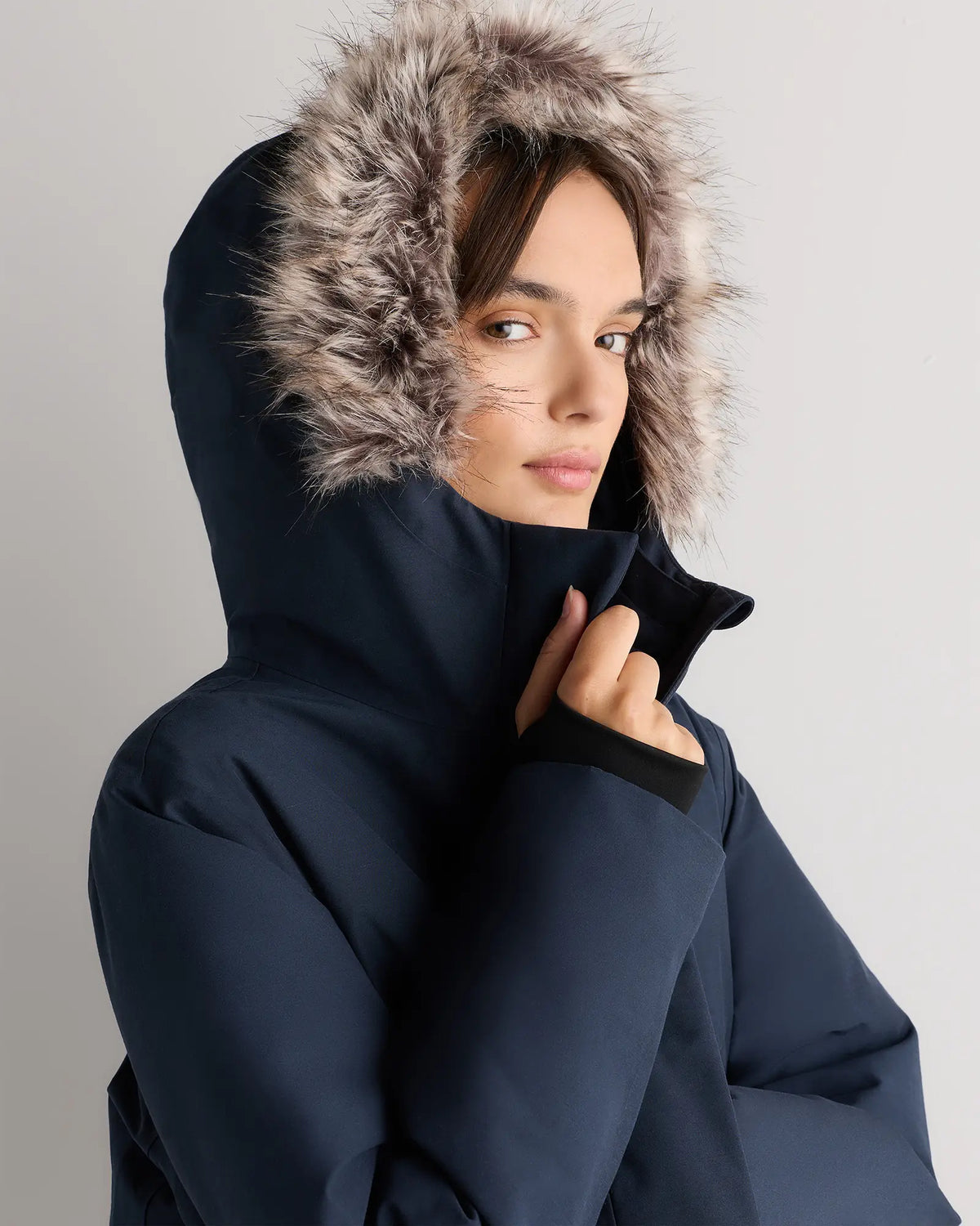 Responsible Down Hooded Long Parka - US 5877