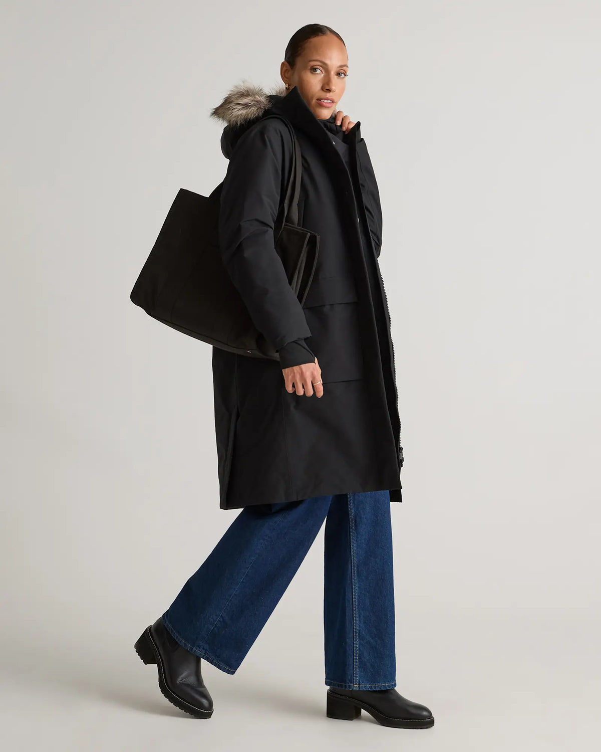 Responsible Down Hooded Long Parka - US 5619