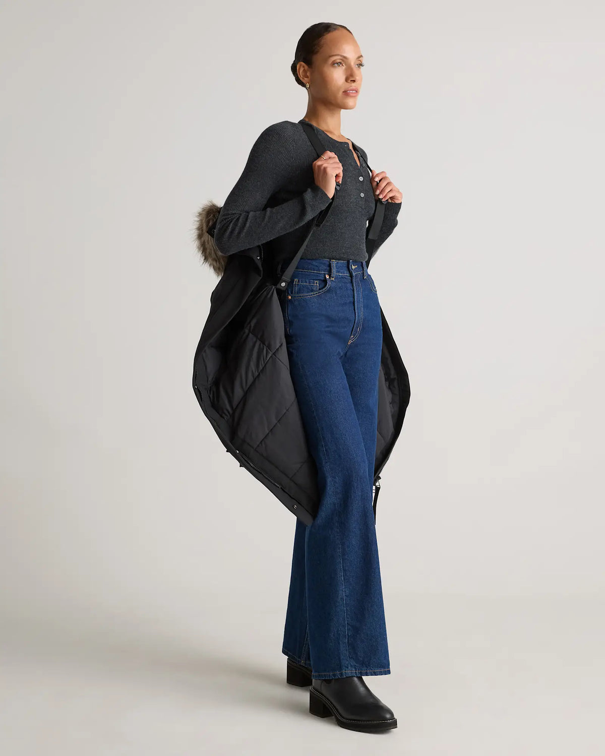 Responsible Down Hooded Long Parka - US 5619