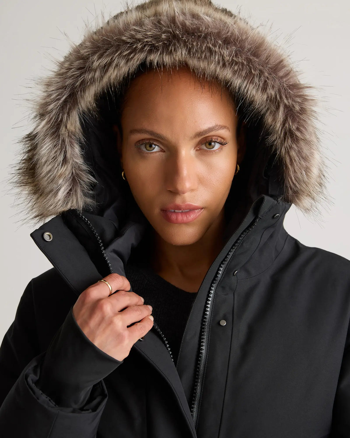 Responsible Down Hooded Long Parka - US 5619