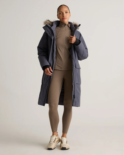 Responsible Down Hooded Long Parka - US 6053