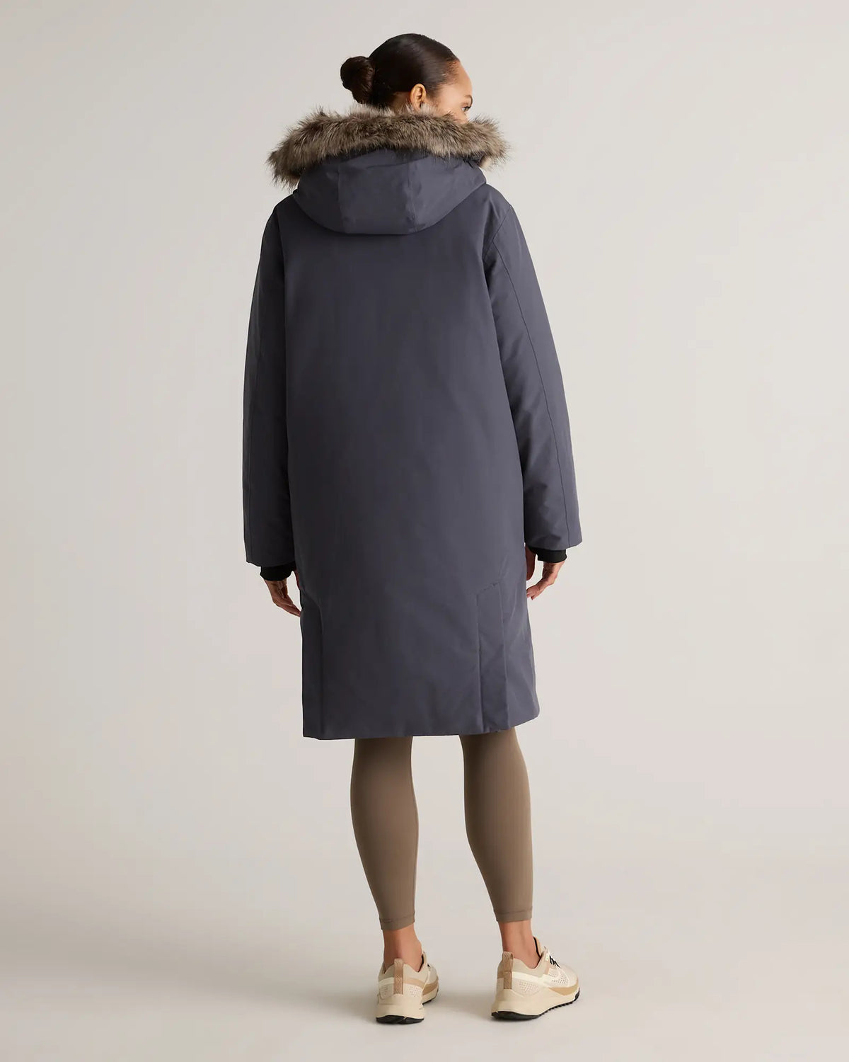 Responsible Down Hooded Long Parka - US 6053