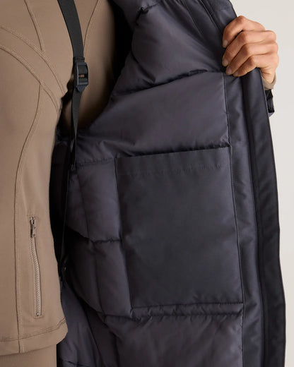 Responsible Down Hooded Long Parka - US 6053