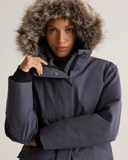 Responsible Down Hooded Long Parka - US 6053