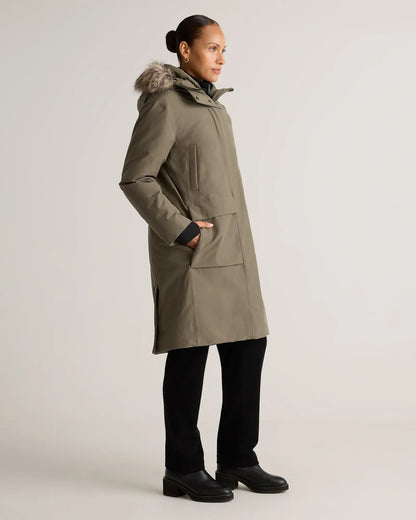 Responsible Down Hooded Long Parka - US 1009