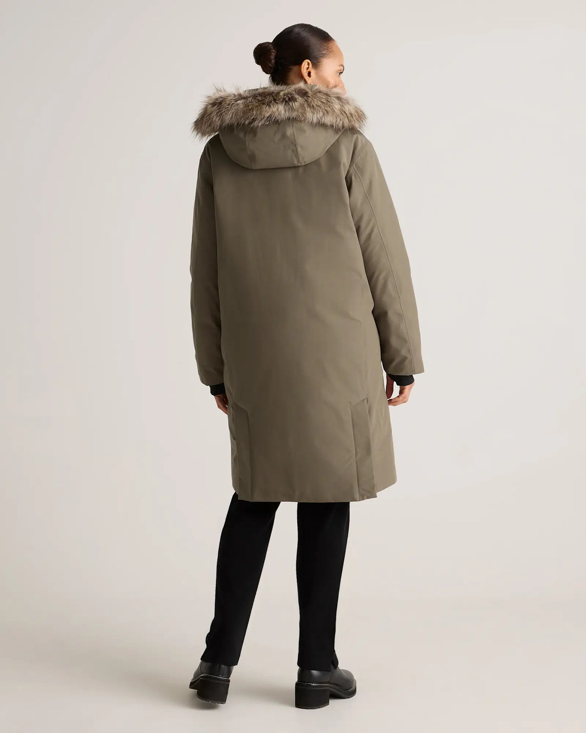 Responsible Down Hooded Long Parka - US 1009