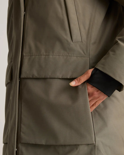 Responsible Down Hooded Long Parka - US 1009