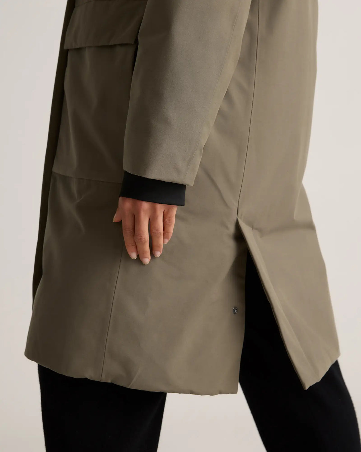 Responsible Down Hooded Long Parka - US 1009