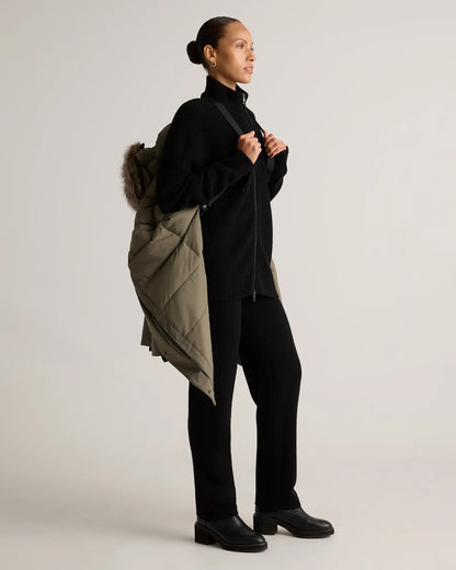 Responsible Down Hooded Long Parka - US 1009