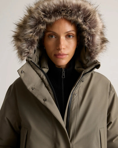 Responsible Down Hooded Long Parka - US 1009