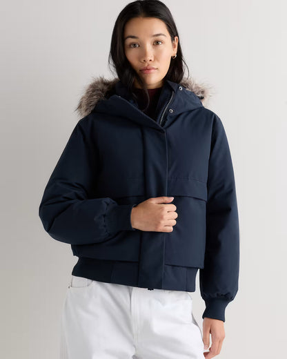 Responsible Down Hooded Short Parka - US 1063