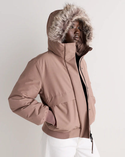 Responsible Down Hooded Short Parka - US 6306