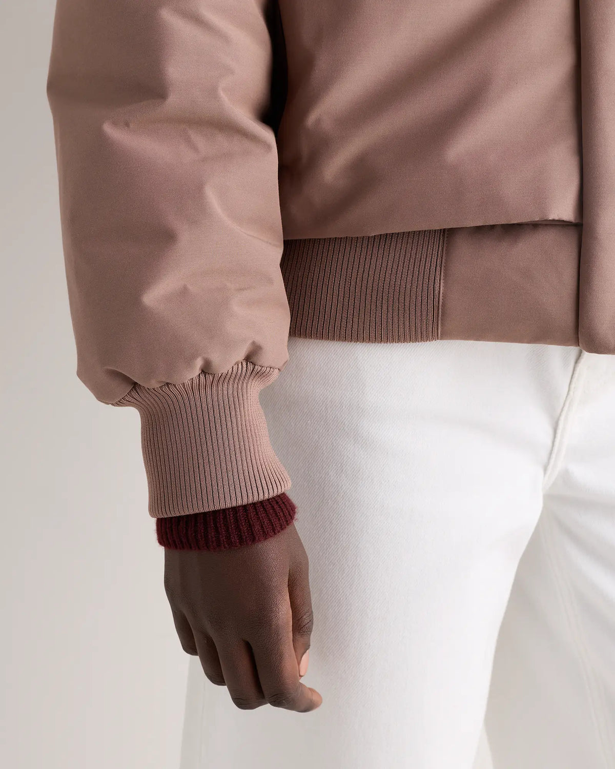 Responsible Down Hooded Short Parka - US 6306