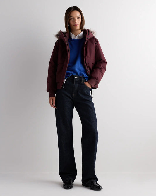 Responsible Down Hooded Short Parka - US 0019