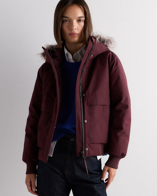 Responsible Down Hooded Short Parka - US 0019
