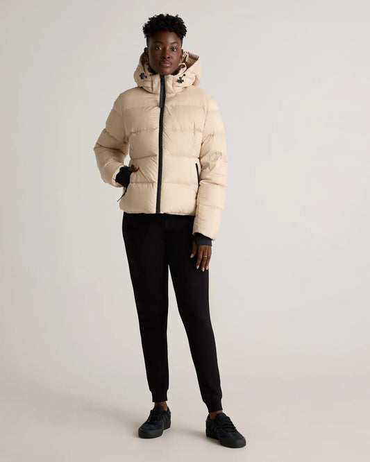 Responsible Down Cinch Waist Puffer Jacket - US 4048
