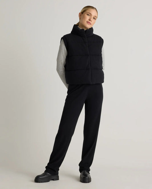 Mongolian Cashmere Puffer Vest - US 7006