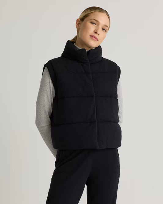 Mongolian Cashmere Puffer Vest - US 7006