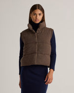 Mongolian Cashmere Puffer Vest - US 5892