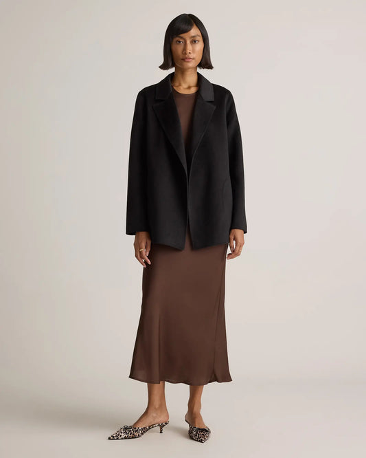 100% Mongolian Cashmere Double-Faced Open Blazer - US 9109