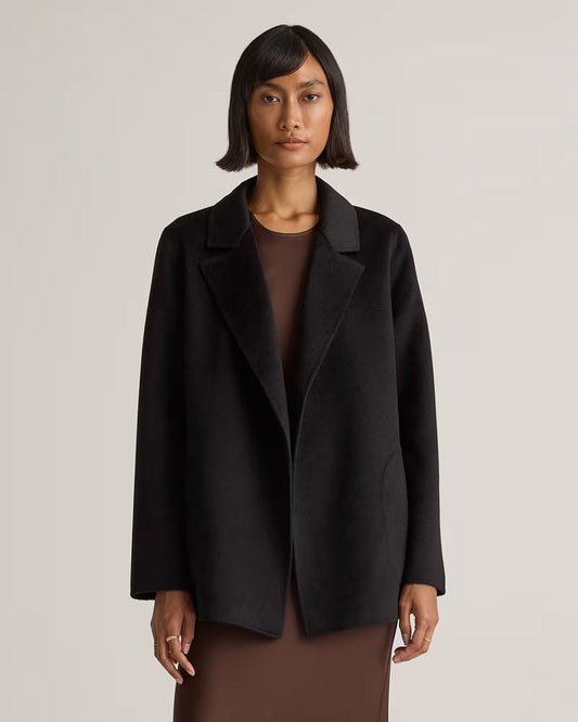 100% Mongolian Cashmere Double-Faced Open Blazer - US 9109