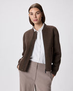 Double-Faced Merino Wool Bomber Jacket - US 5519