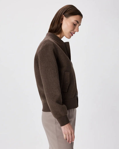 Double-Faced Merino Wool Bomber Jacket - US 5519