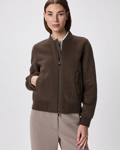 Double-Faced Merino Wool Bomber Jacket - US 5519