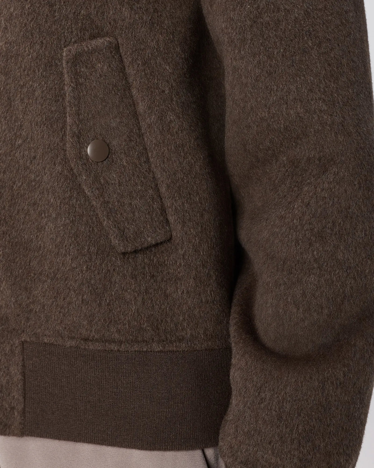 Double-Faced Merino Wool Bomber Jacket - US 5519