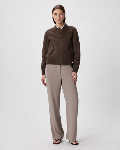 Double-Faced Merino Wool Bomber Jacket - US 5519