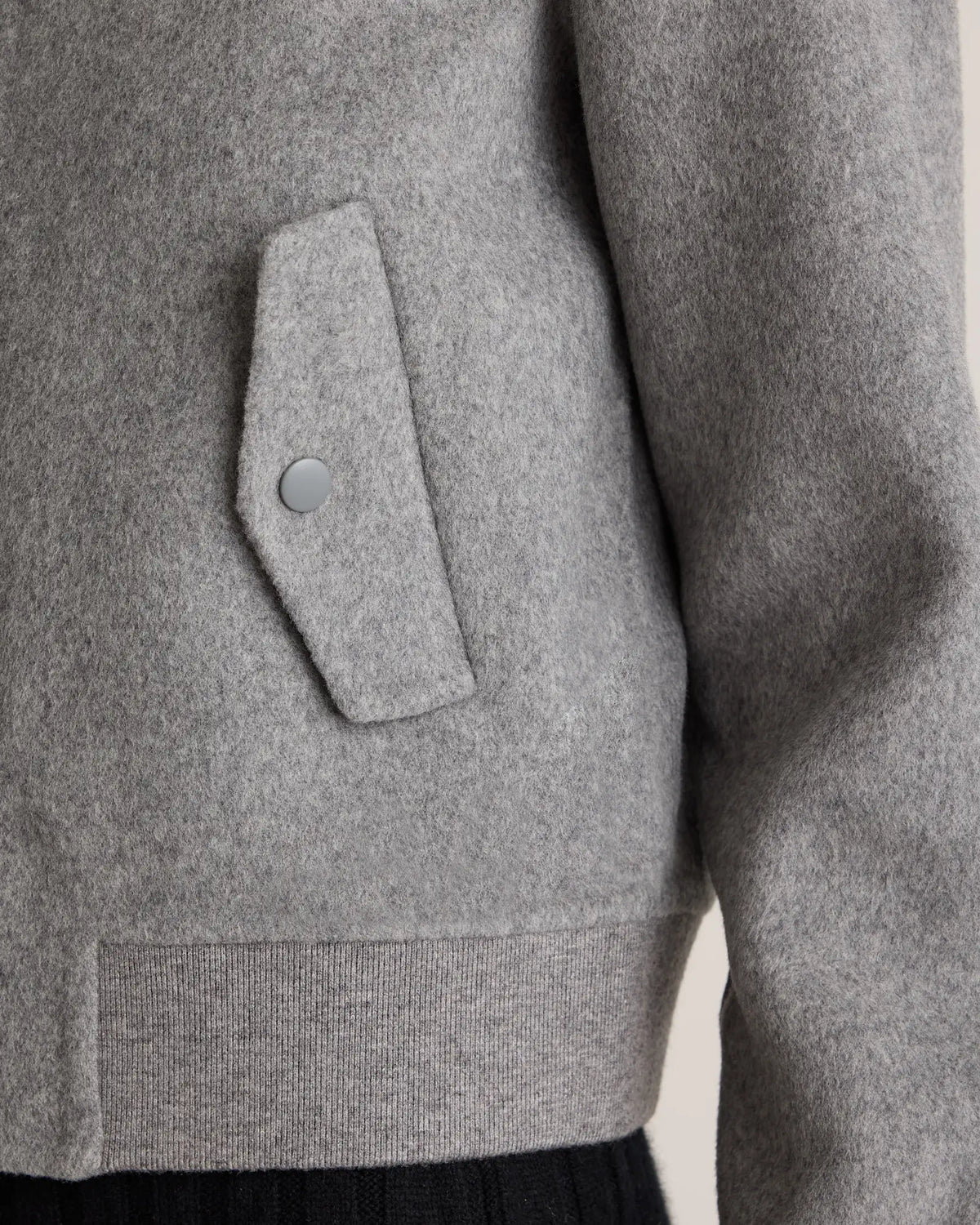 Double-Faced Merino Wool Bomber Jacket - US 9592