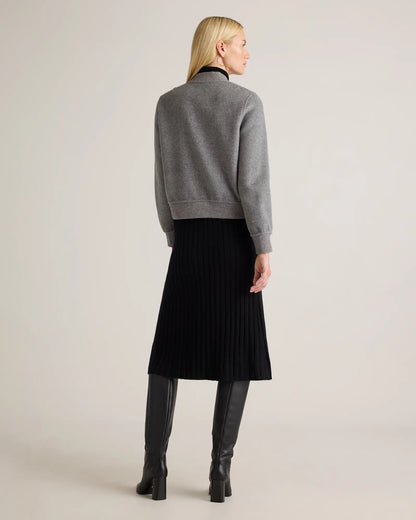 Double-Faced Merino Wool Bomber Jacket - US 9592