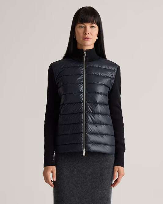 Mixed Media Down and Cashmere Jacket - US 1901