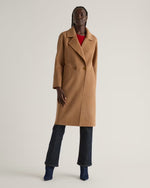 Double-Faced Merino Wool Notched Lapel Coat - US 7704