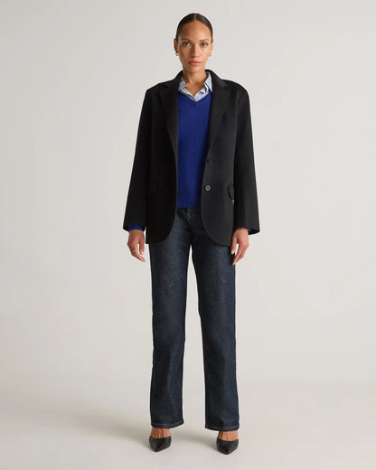 Double-Faced Merino Wool Soft Blazer - US 2264