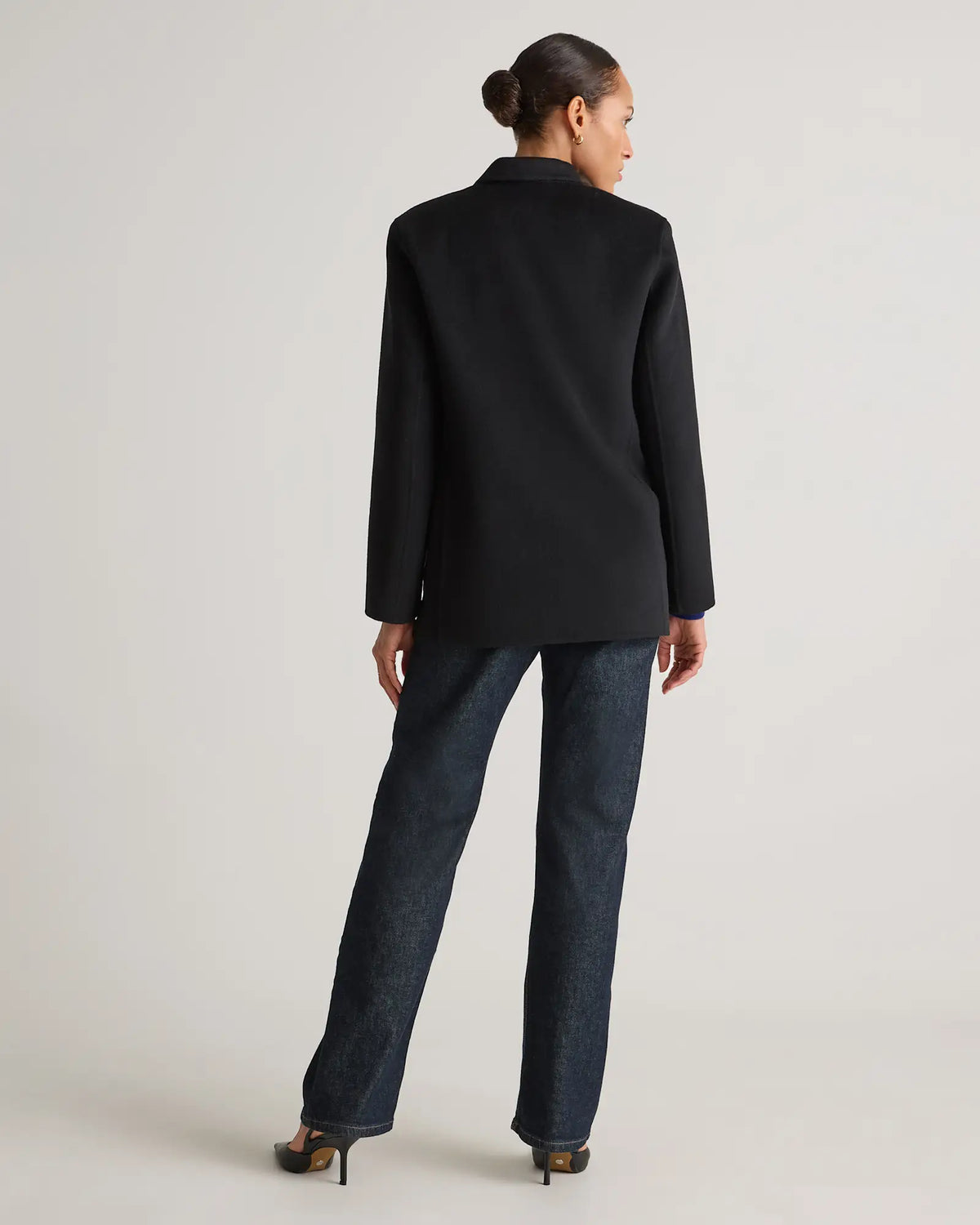 Double-Faced Merino Wool Soft Blazer - US 2264
