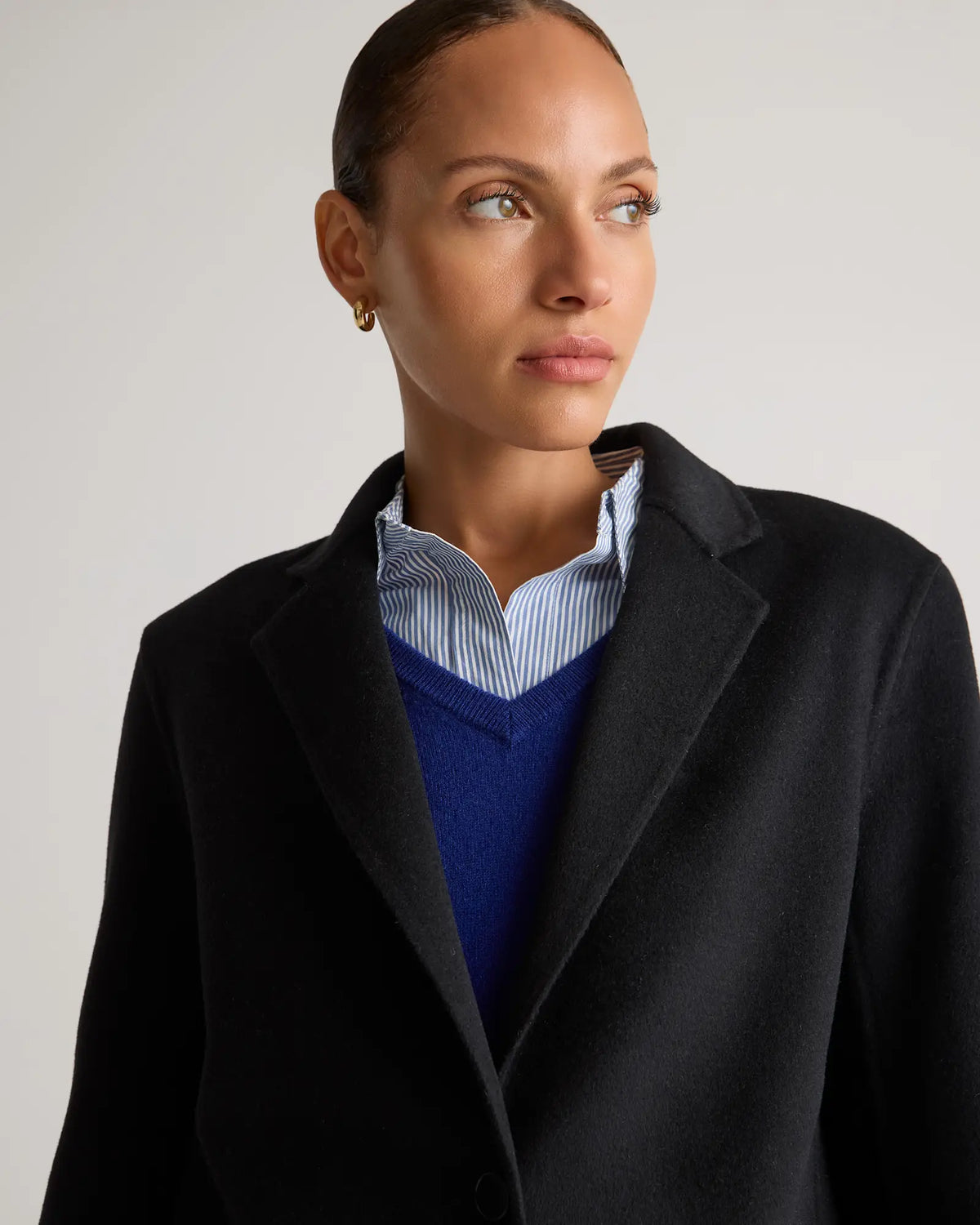 Double-Faced Merino Wool Soft Blazer - US 2264