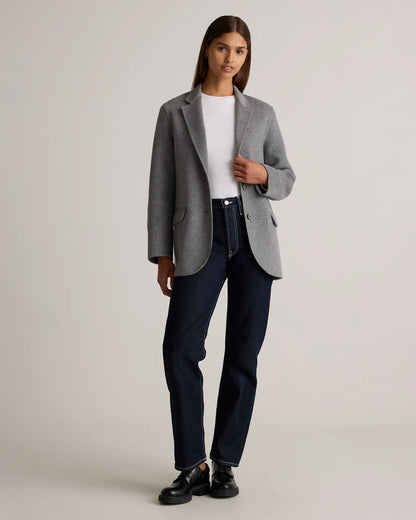 Double-Faced Merino Wool Soft Blazer - US 0083
