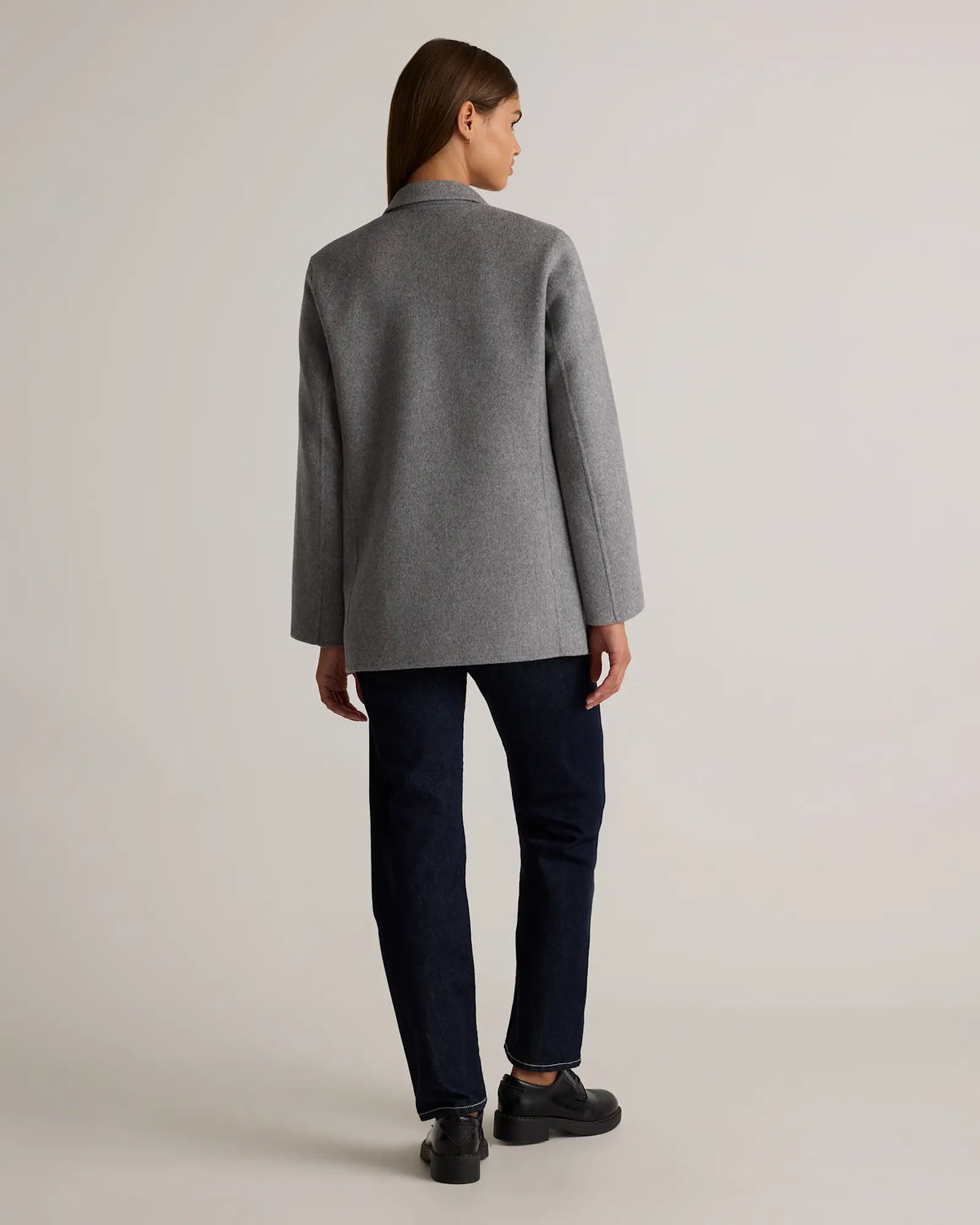 Double-Faced Merino Wool Soft Blazer - US 0083