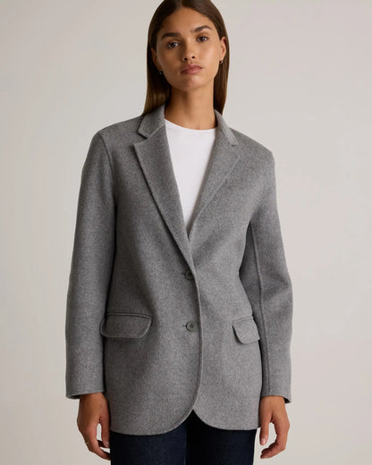 Double-Faced Merino Wool Soft Blazer - US 0083