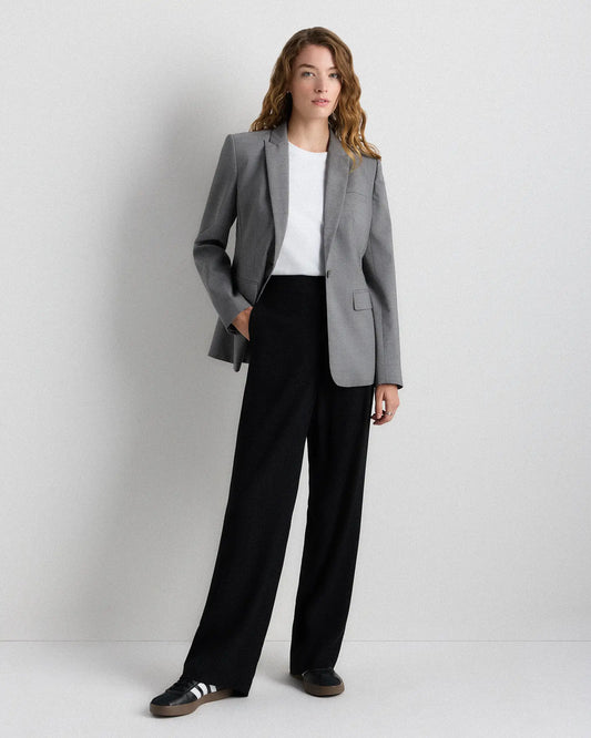 Italian Wool Long Blazer - US 6847