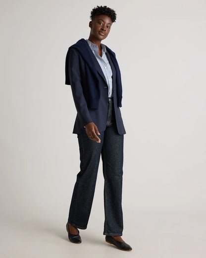 Italian Wool Long Blazer - US 2102