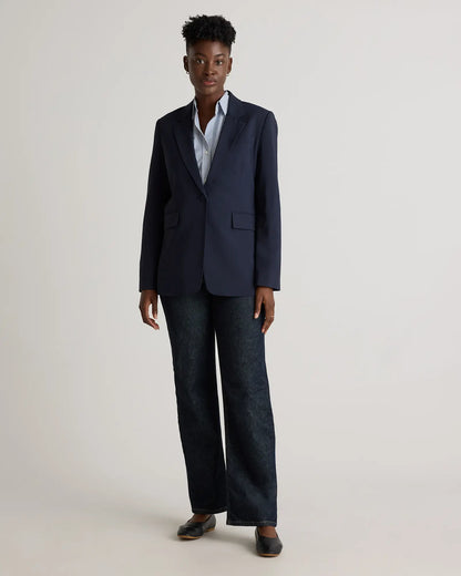 Italian Wool Long Blazer - US 2102