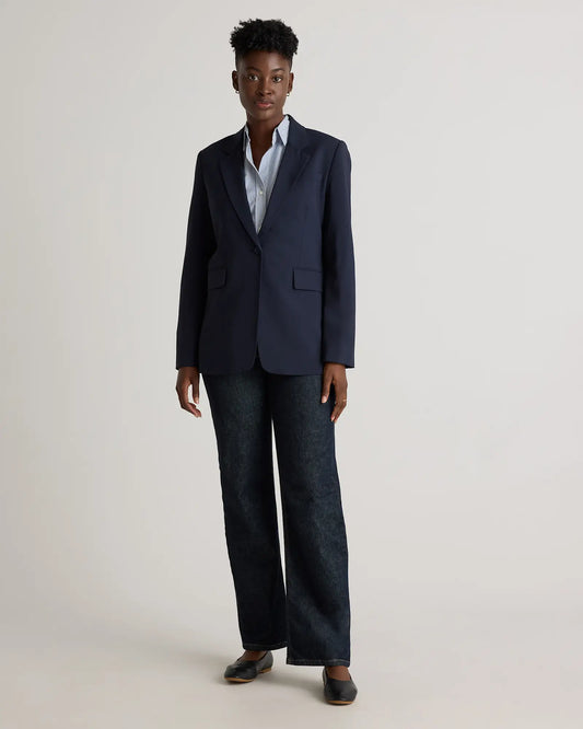 Italian Wool Long Blazer - US 2102