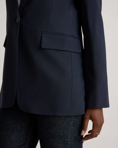 Italian Wool Long Blazer - US 2102
