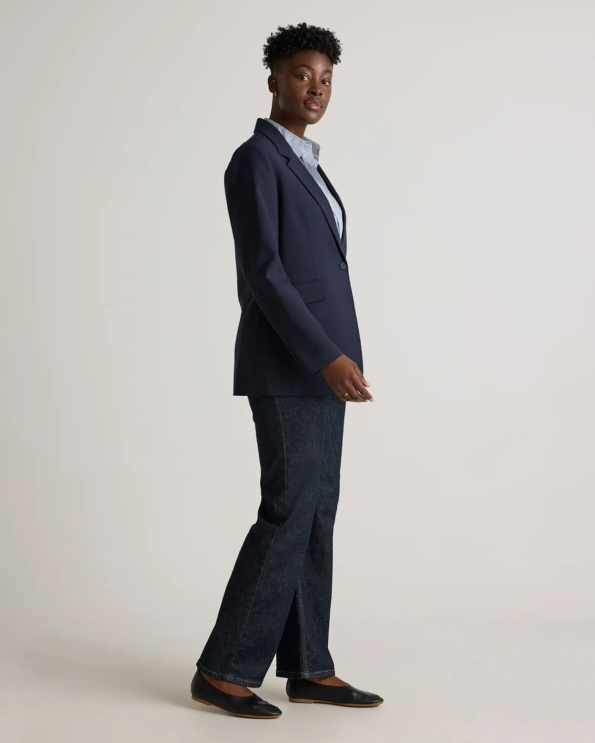Italian Wool Long Blazer - US 2102