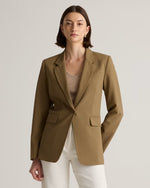Italian Wool Long Blazer - US 3992