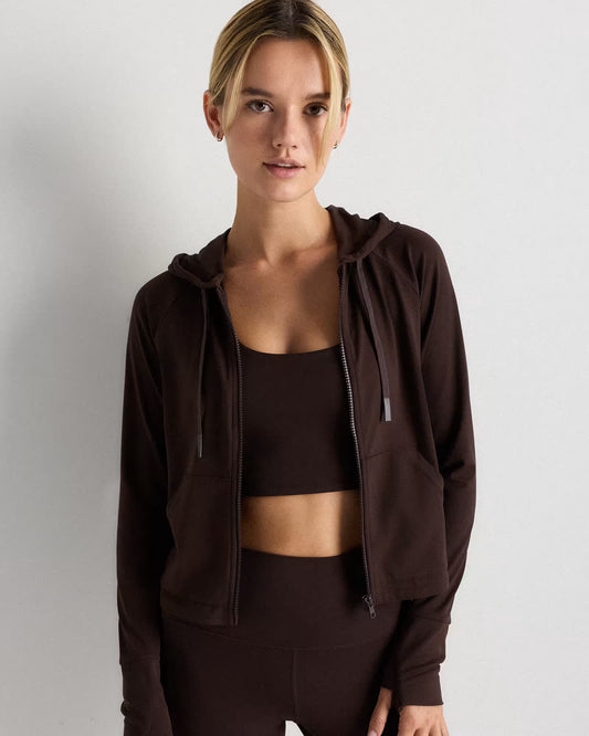 Ultra-Form Hooded Crop Jacket - US 8026
